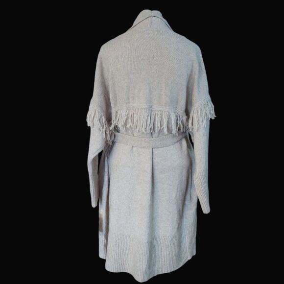 NWT Ophelia Roe Neutral Boho Western Cardigan Wrap Duster Sweater 2X - Picture 2 of 10